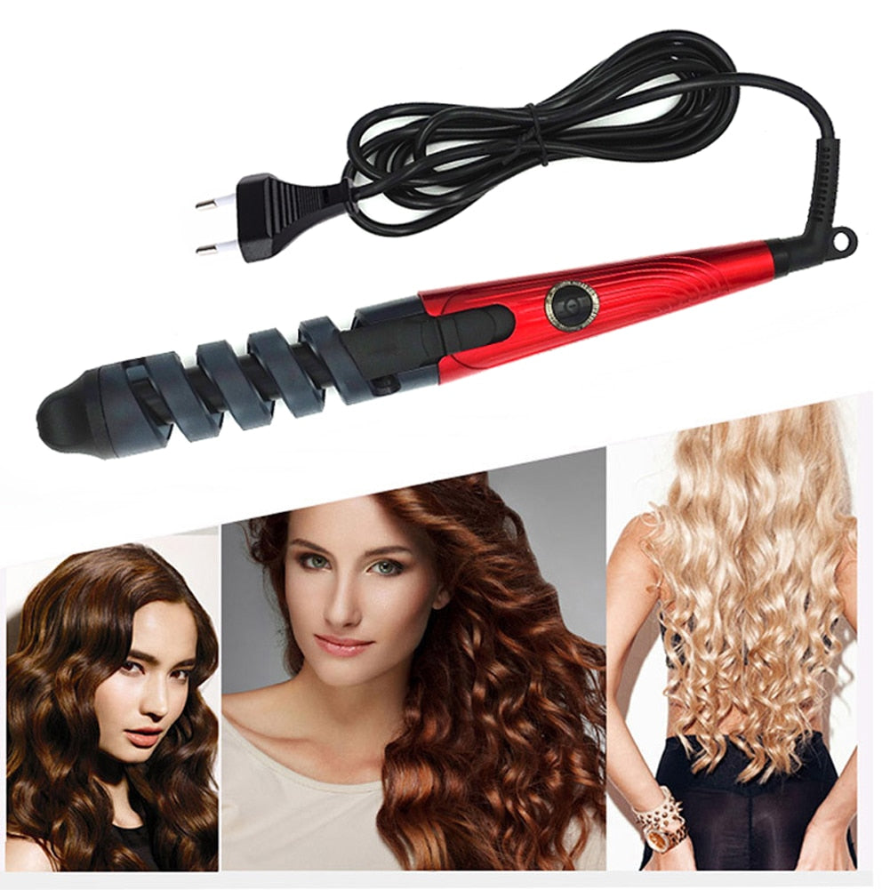 Professional Hair Curler Roller Magic Spiral Curling Iron Fast Heating Curling Wand Electric Hair Styler Pro Styling Tool