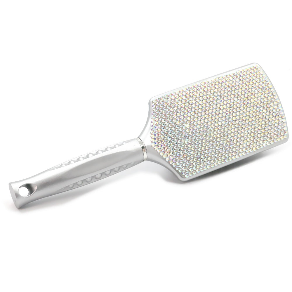 Crystal Hair Pressing Hot Comb  Crystal Hair Blow Dryer Diamond Curling wands Kit Crystal Hair Brush