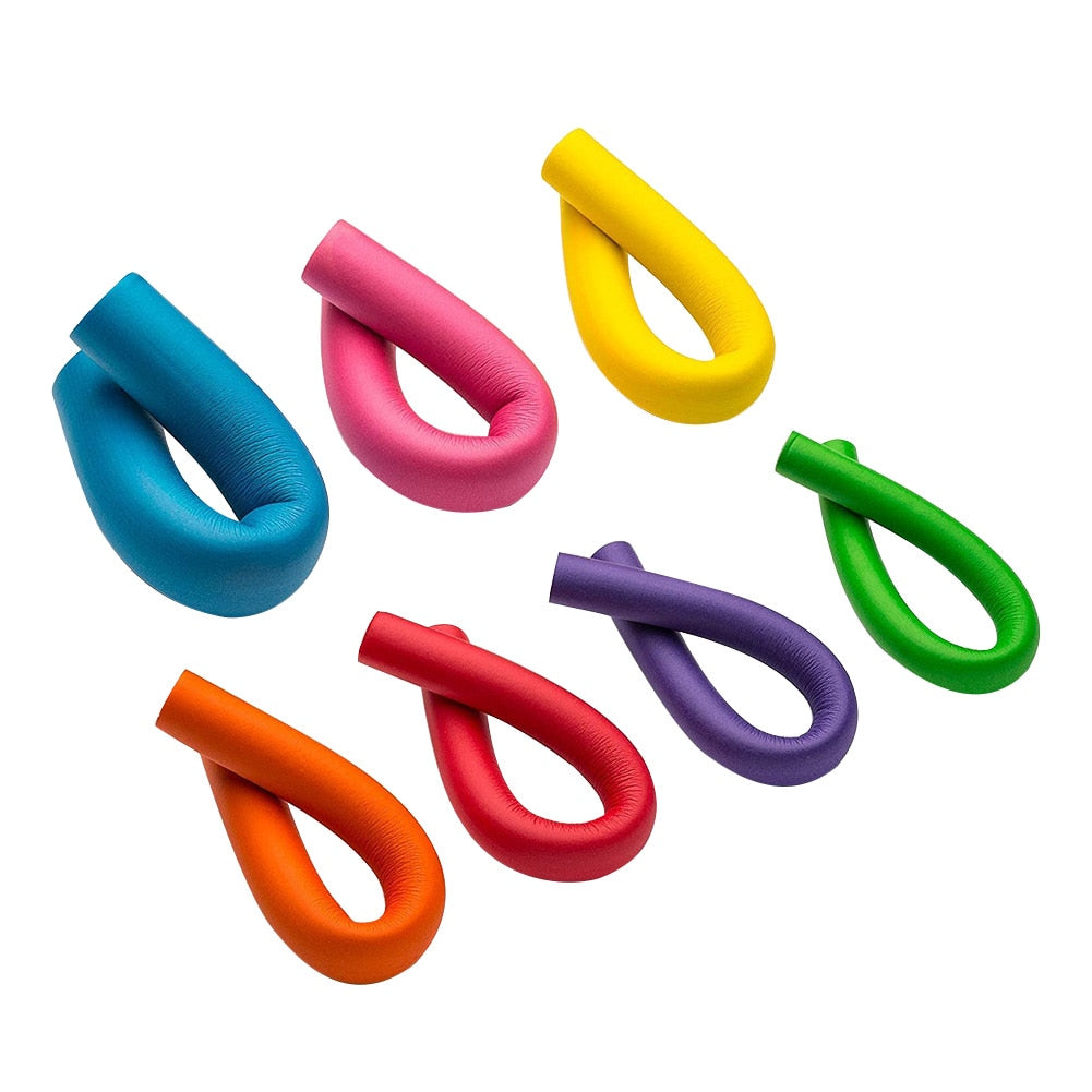 42pcs (Flexy Rods) Flexible Roller Cylinder Foam Hair Curling Tools Women Girl Portable Hair Curler Foam Roller Rods DIY Hair Styling Tools