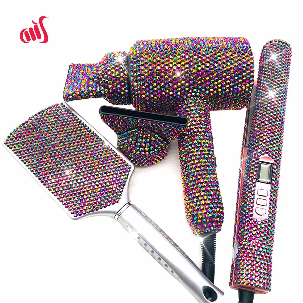 Crystal Blow Dryer Hair Straighteners Curling Wands  Massage Brush Hot Tools Vendors