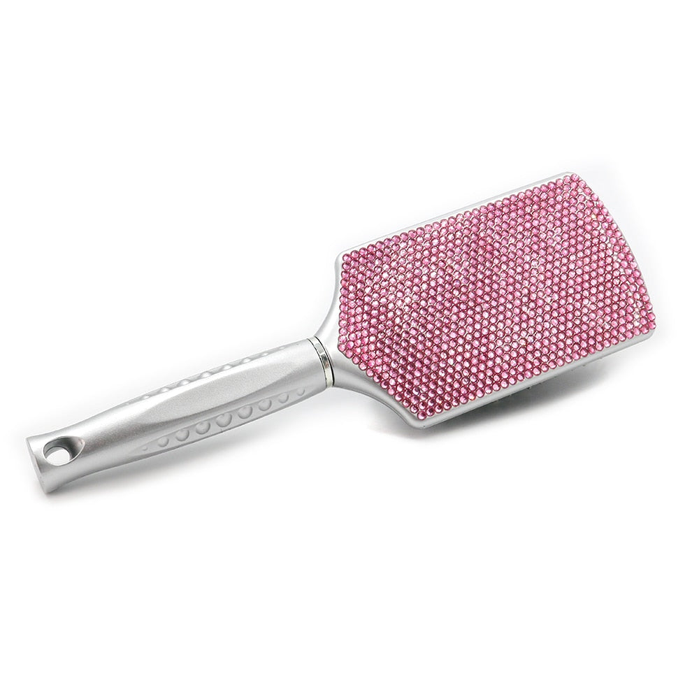 Crystal Hair Hot Tools Bling Bling Hot Pink Crystal Hair straightener Diamond Curling wands Kit Crystal Hair Brush Hair Boutique