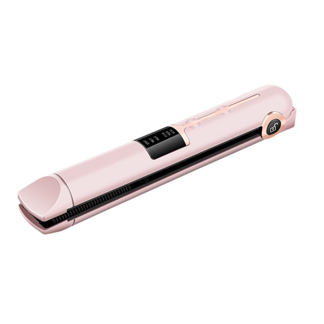Wireless Hair Straightener Ceramic Rechargeable Mini Flat Iron Hair Curling Irons Styling Tools Cordless Beard Hair Straightener