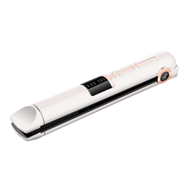 Wireless Hair Straightener Ceramic Rechargeable Mini Flat Iron Hair Curling Irons Styling Tools Cordless Beard Hair Straightener