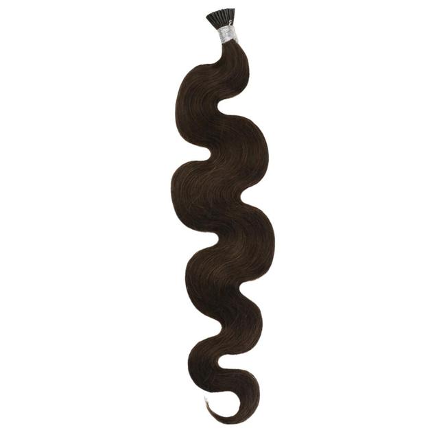 Itip Hair Extensions Human Hair Machine Remy Body Wave Pre-bonded 40G/50S Cold Fusion Real Hair Extensions Keratin