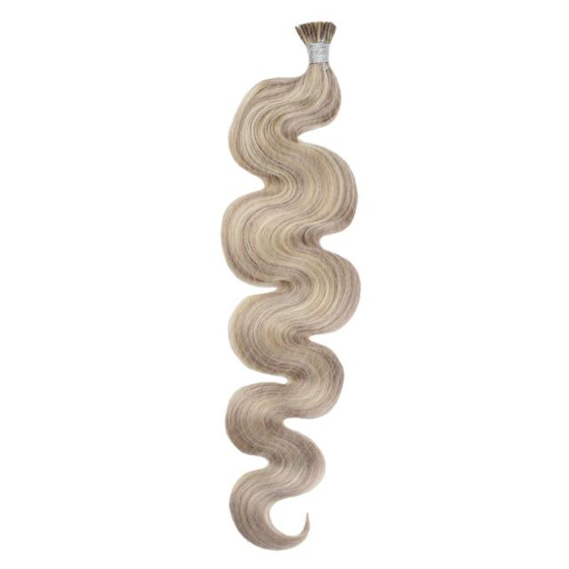 Itip Hair Extensions Human Hair Machine Remy Body Wave Pre-bonded 40G/50S Cold Fusion Real Hair Extensions Keratin