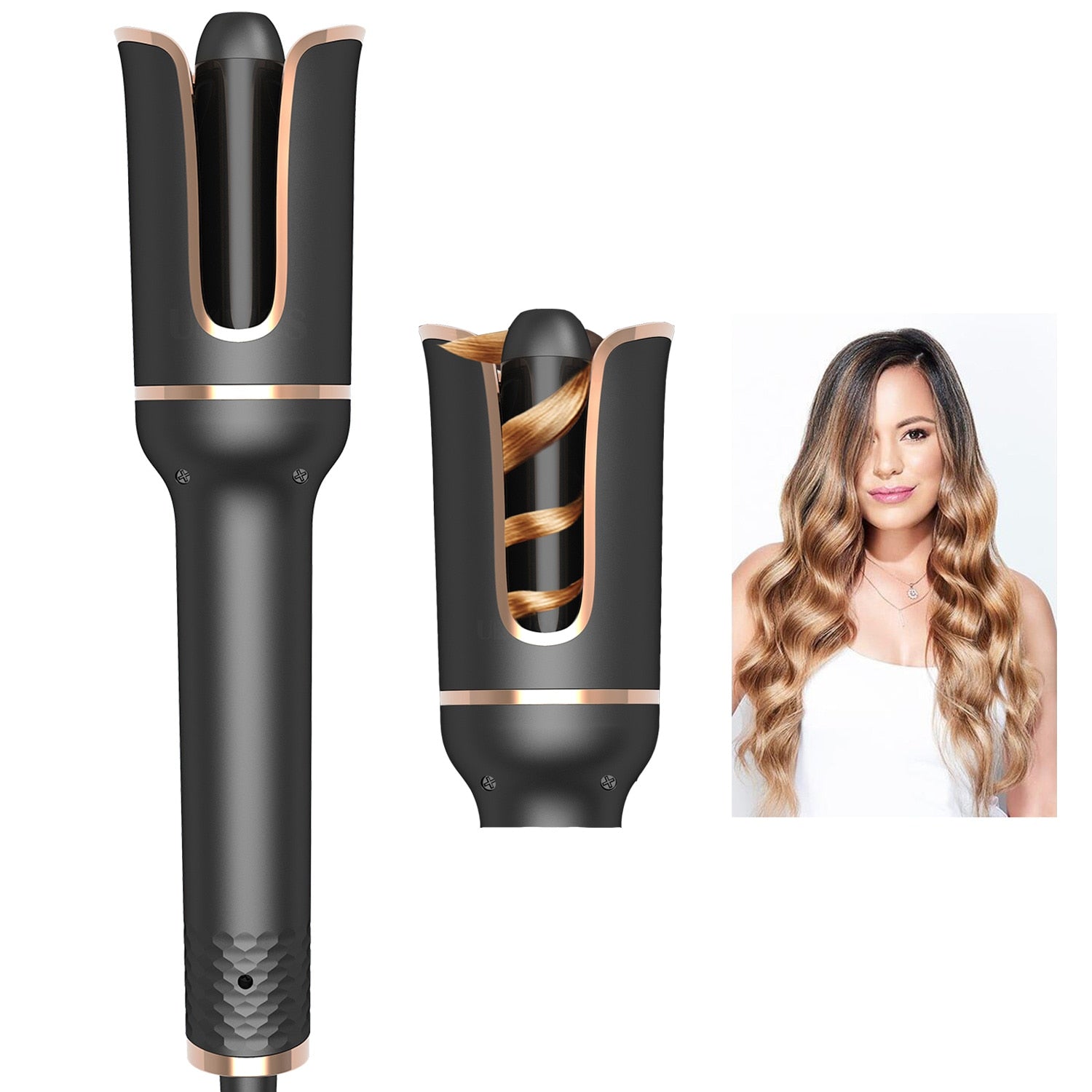 Cordless Hair Curler Automatic Wands Curling Irons Hair Curlers Machine Portable Ceramic Wireless Rechargeable Hair Curly Tools
