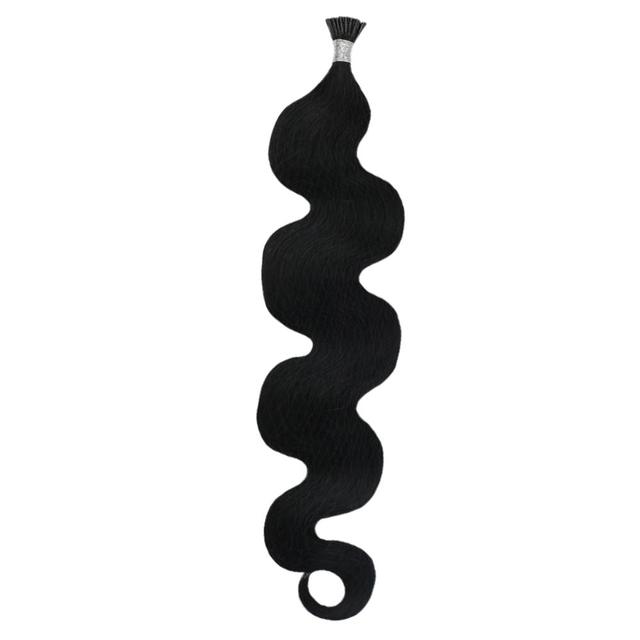 Itip Hair Extensions Human Hair Machine Remy Body Wave Pre-bonded 40G/50S Cold Fusion Real Hair Extensions Keratin