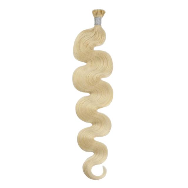 Itip Hair Extensions Human Hair Machine Remy Body Wave Pre-bonded 40G/50S Cold Fusion Real Hair Extensions Keratin